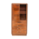 Bahut high art deco 1930 display case door shelf 4 rosewood drawers