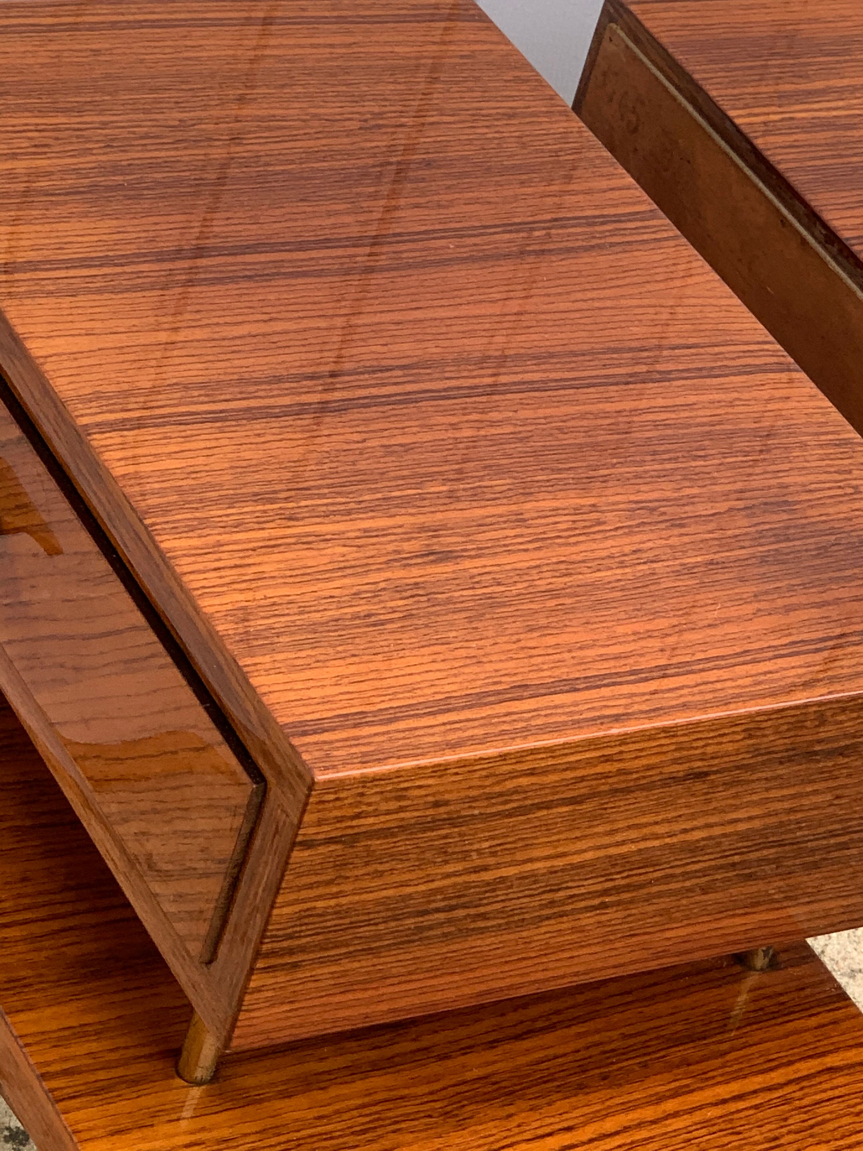 Pair of vintage bedside tables