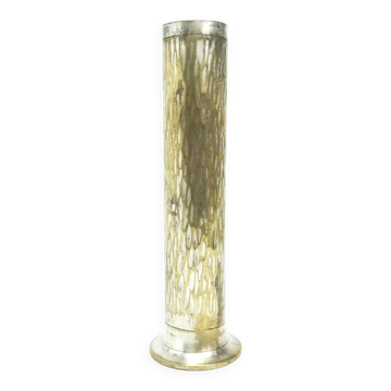 Art Deco vase, silver-plated pewter, Berndorf, Germany, early 20th century