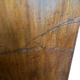 Vintage wooden chest of drawers with "gold" handles