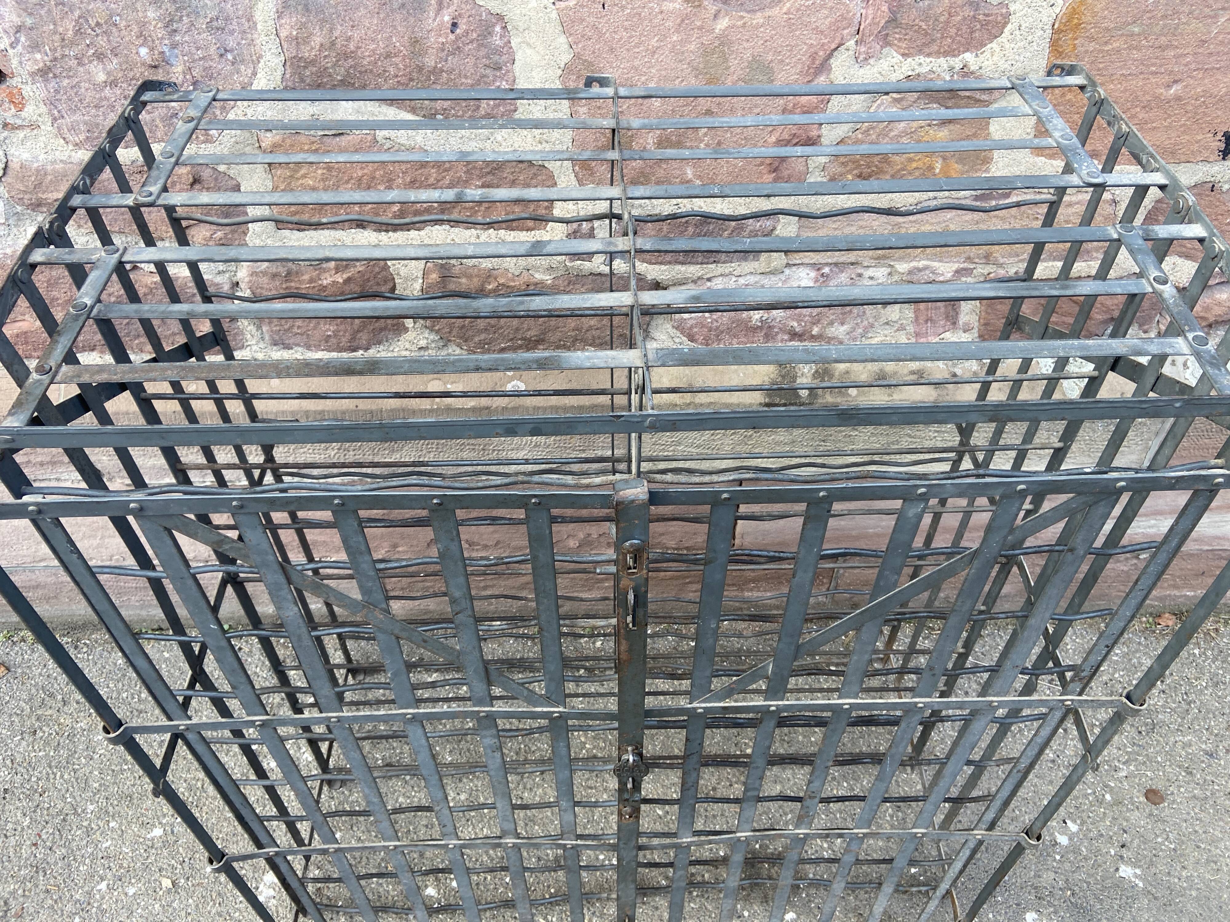 Iron wine cellar forges French wine cellar Rigidex 1950