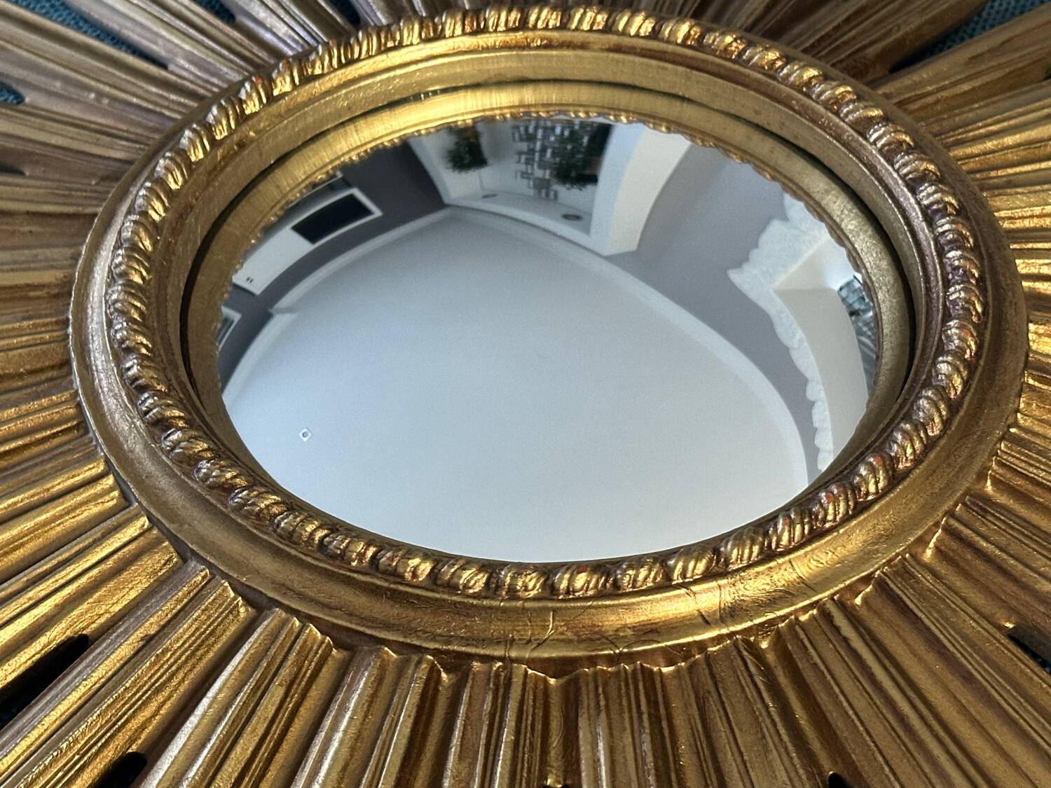 Vintage 1960s Witch Eye Sun Mirror