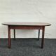 Stained Solid Larch Dining Table for Six by Mária Szedleczky, 1970s