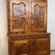 Bressan buffet with two bodies from the Louis XV period in walnut and elm.
