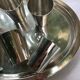 Silver Metal Liquor Service. tray and 6 cups
