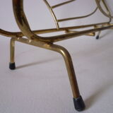 50s gold plated magazine rack