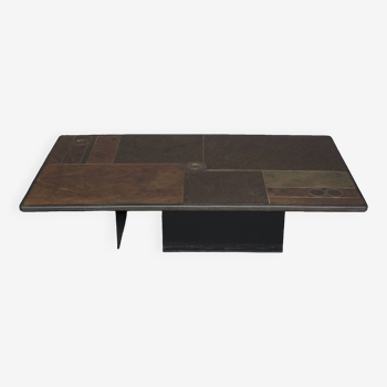 Grande table en pierre Marcus Kingma Brutalist. années 1970