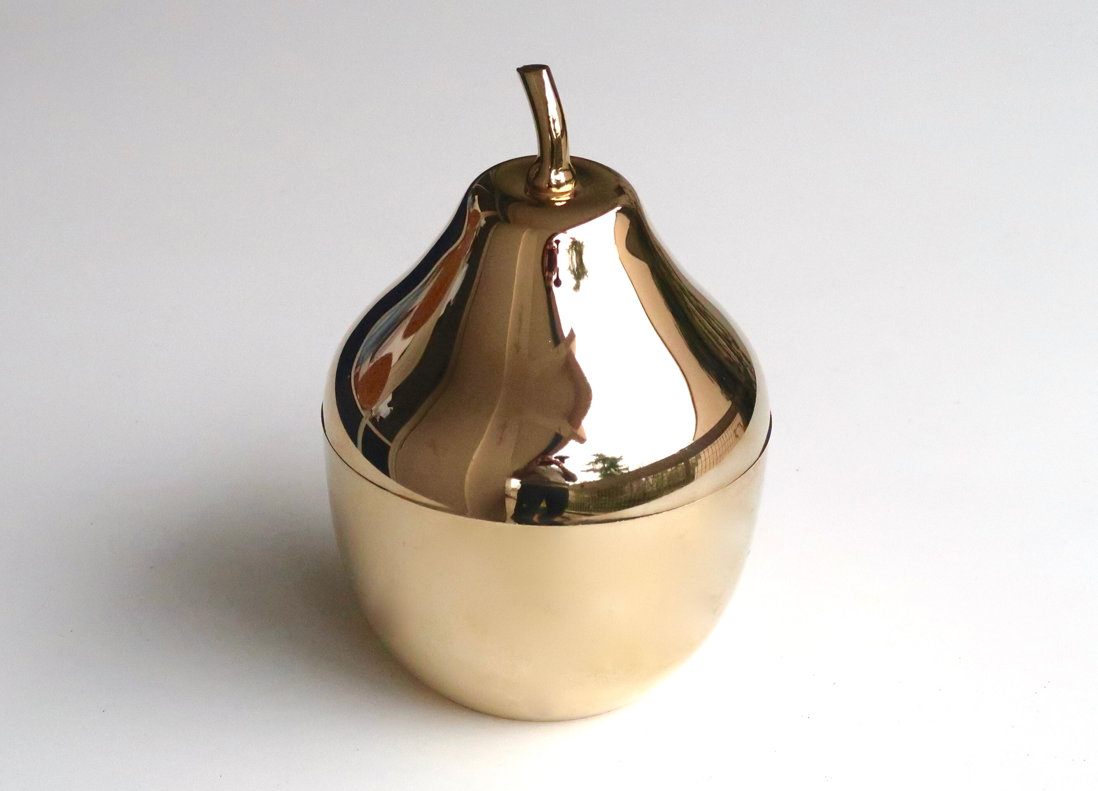 Poire à glaçons dorée the turnwald collection international, années 70
