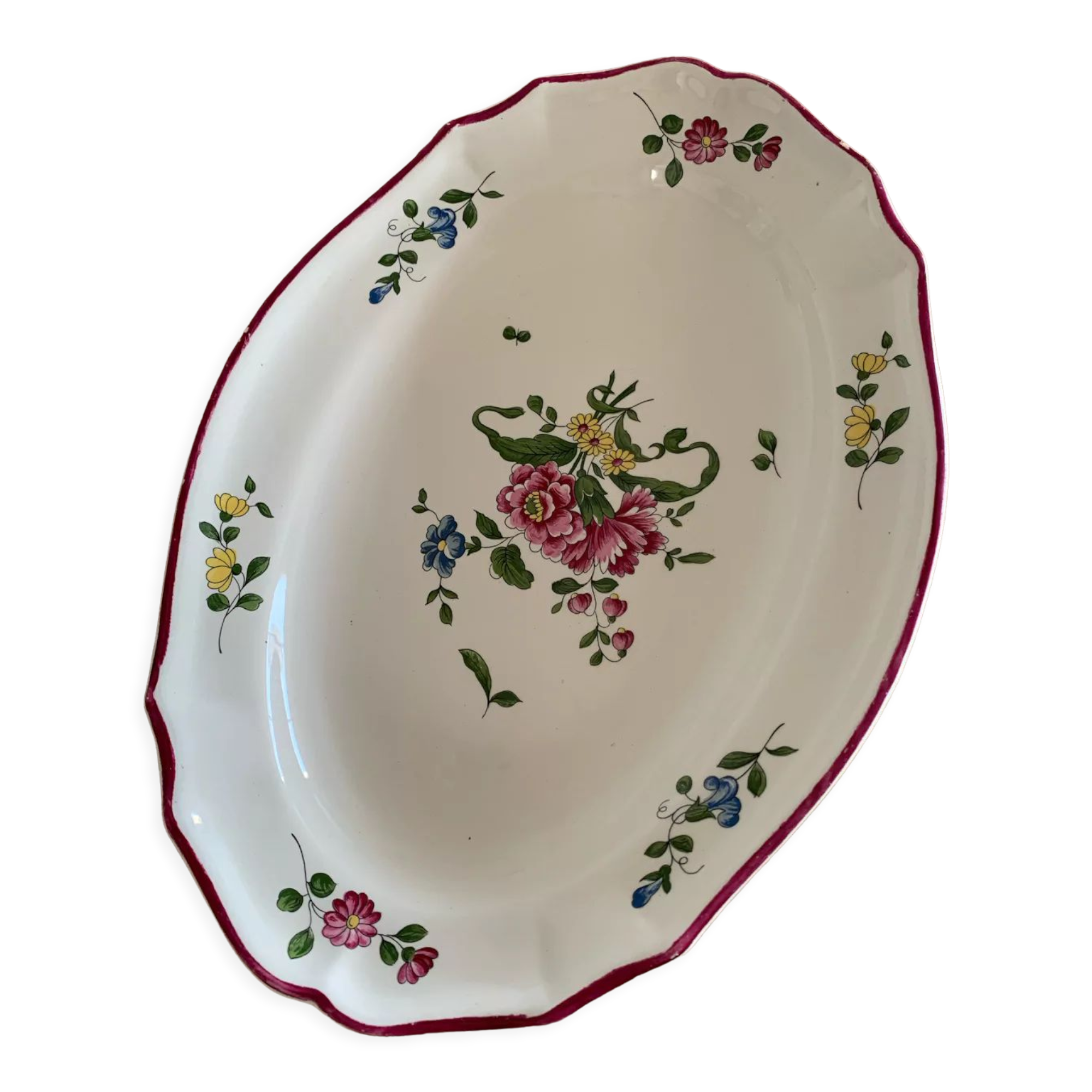 Old Saint Amand dish perfect condition