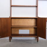 Norwegian Mid Century Modular Standing Shelf, 1960's