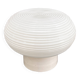 White glass spiral wall lamp by Polam Vikasy, Poland in the 1970s.