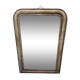 Miroir Louis Philippe patine shabby chic blanc gris 65x96cm