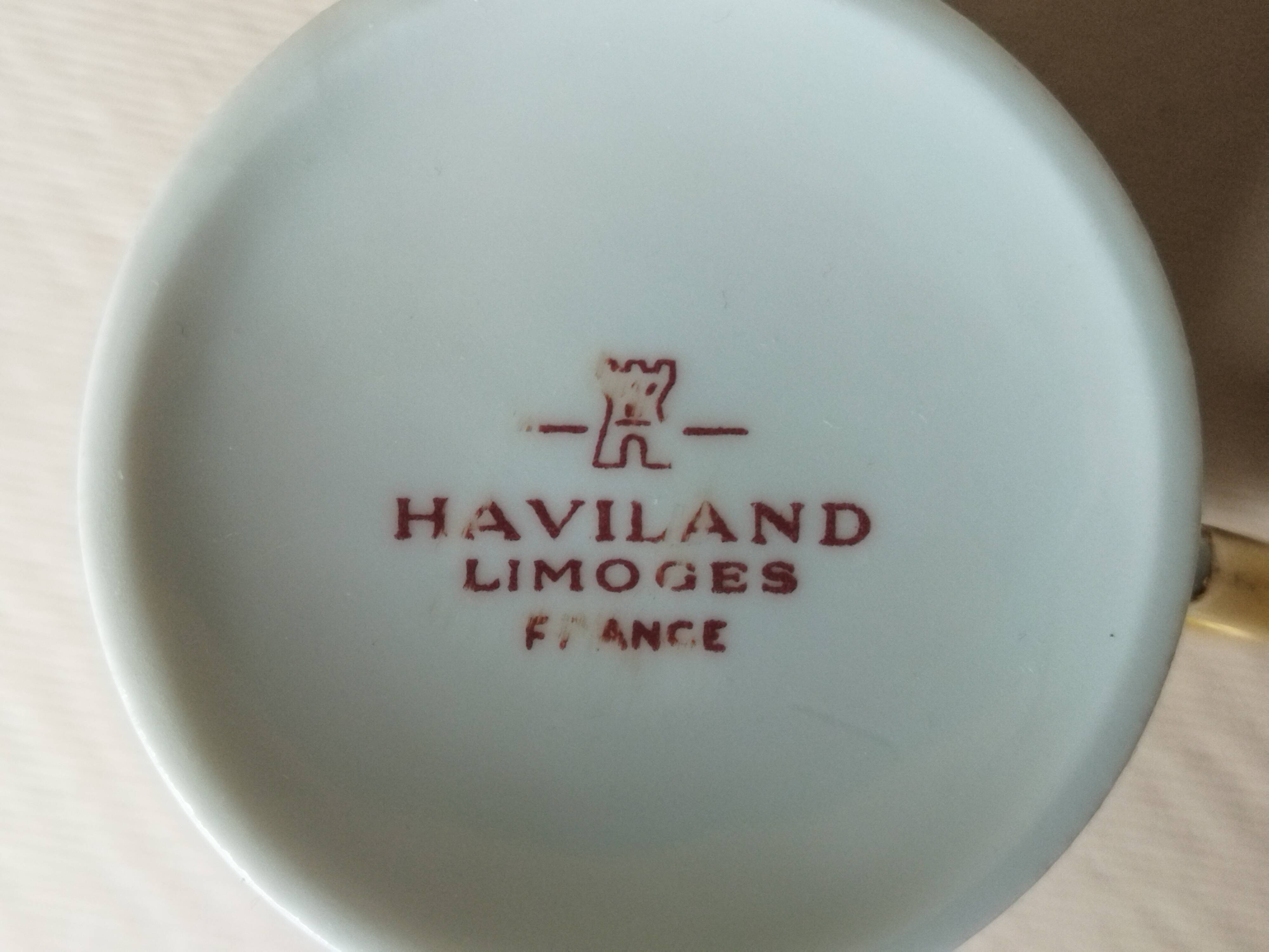 10 Ahrenfeldt Limoges coffee cups