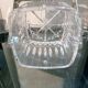 Vintage crystal ice bucket, 1980s