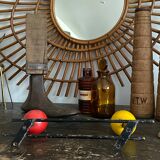 Vintage ball coat rack