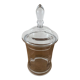 Bonbonnière with its glass lid