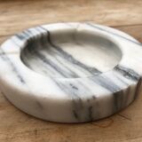 70' white marble ashtray