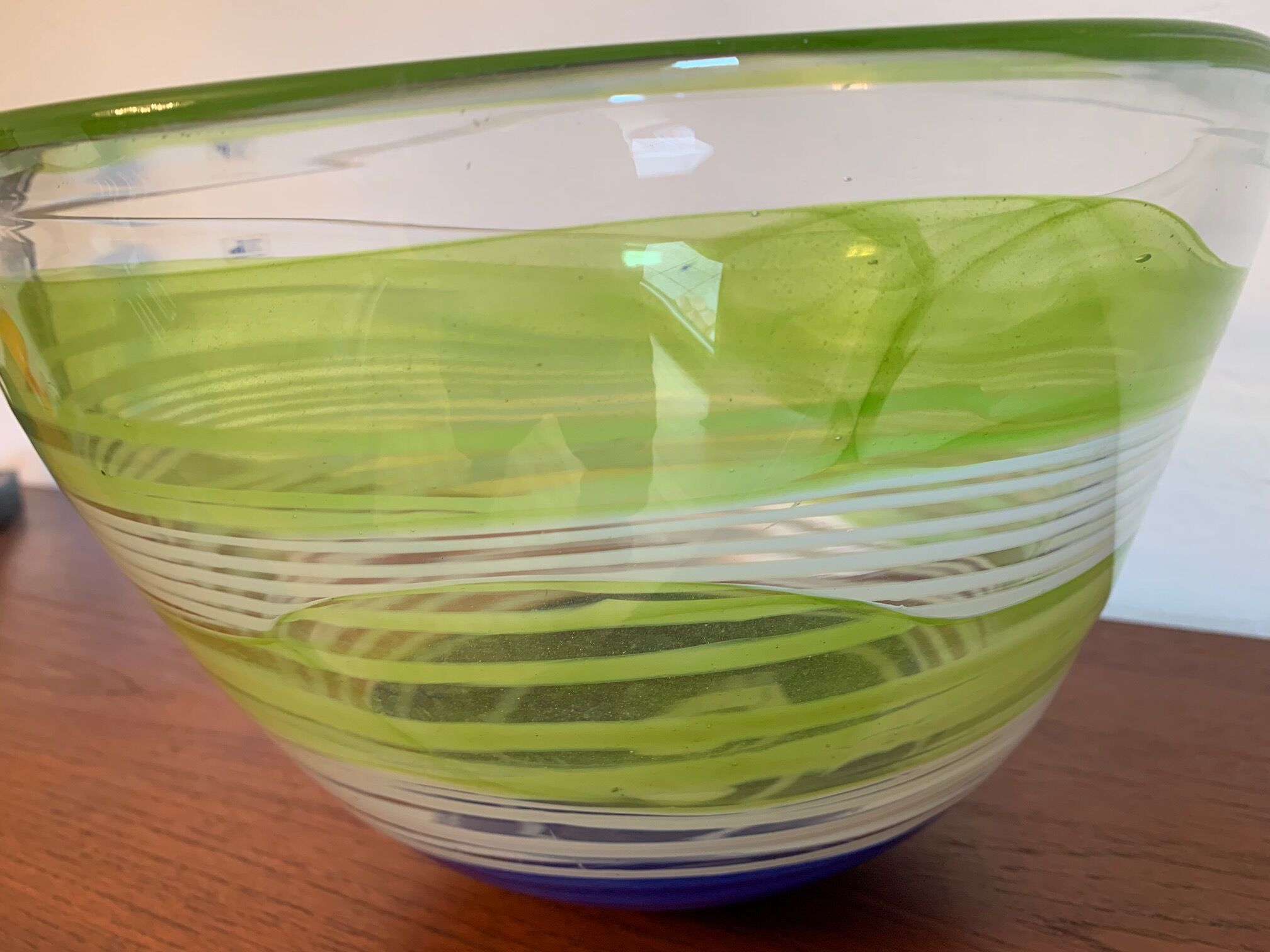 Vilniaus Stiklo Studija bowl, Lithuania, 1990s