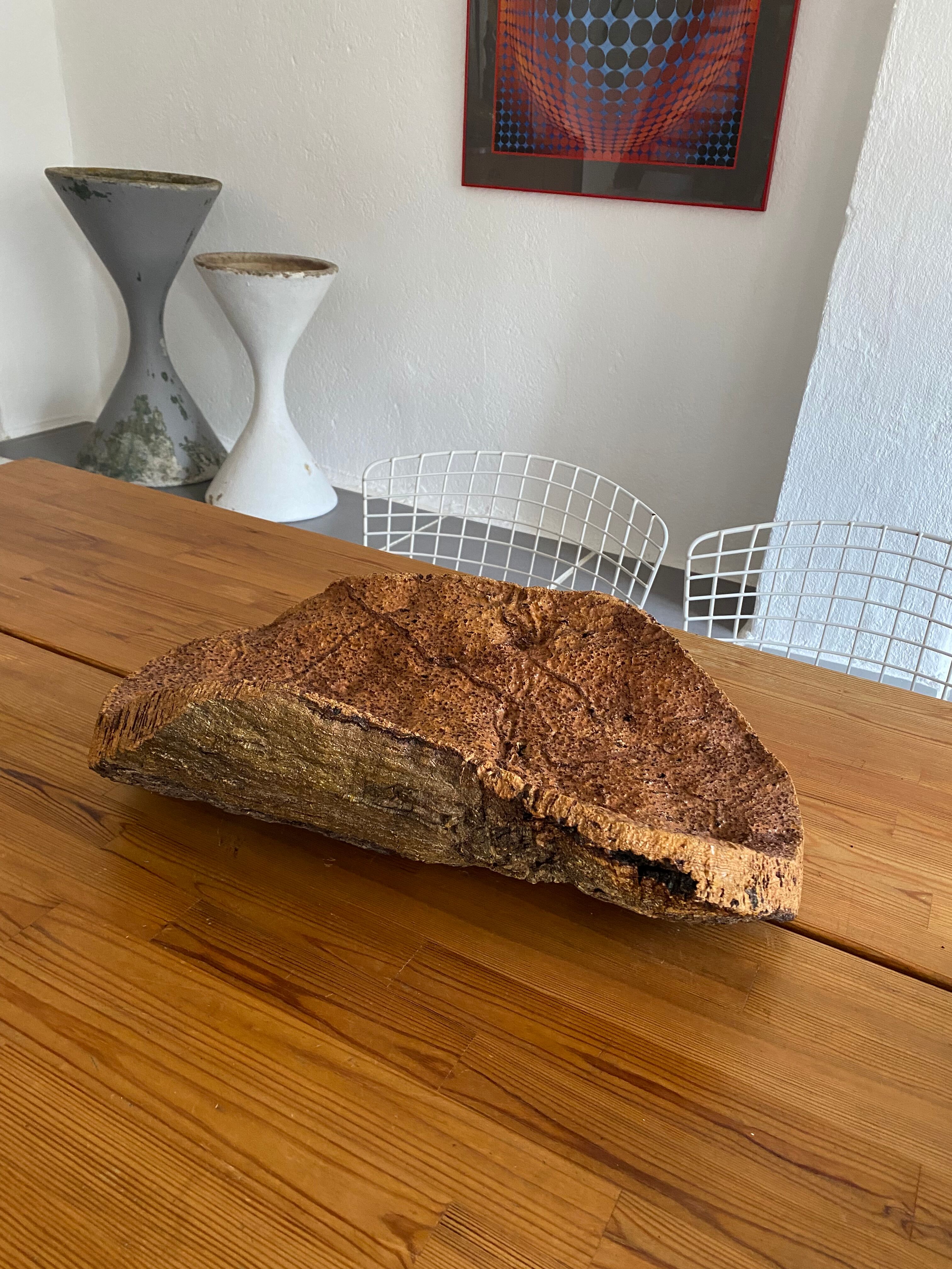 Natural cork cut free form vintage