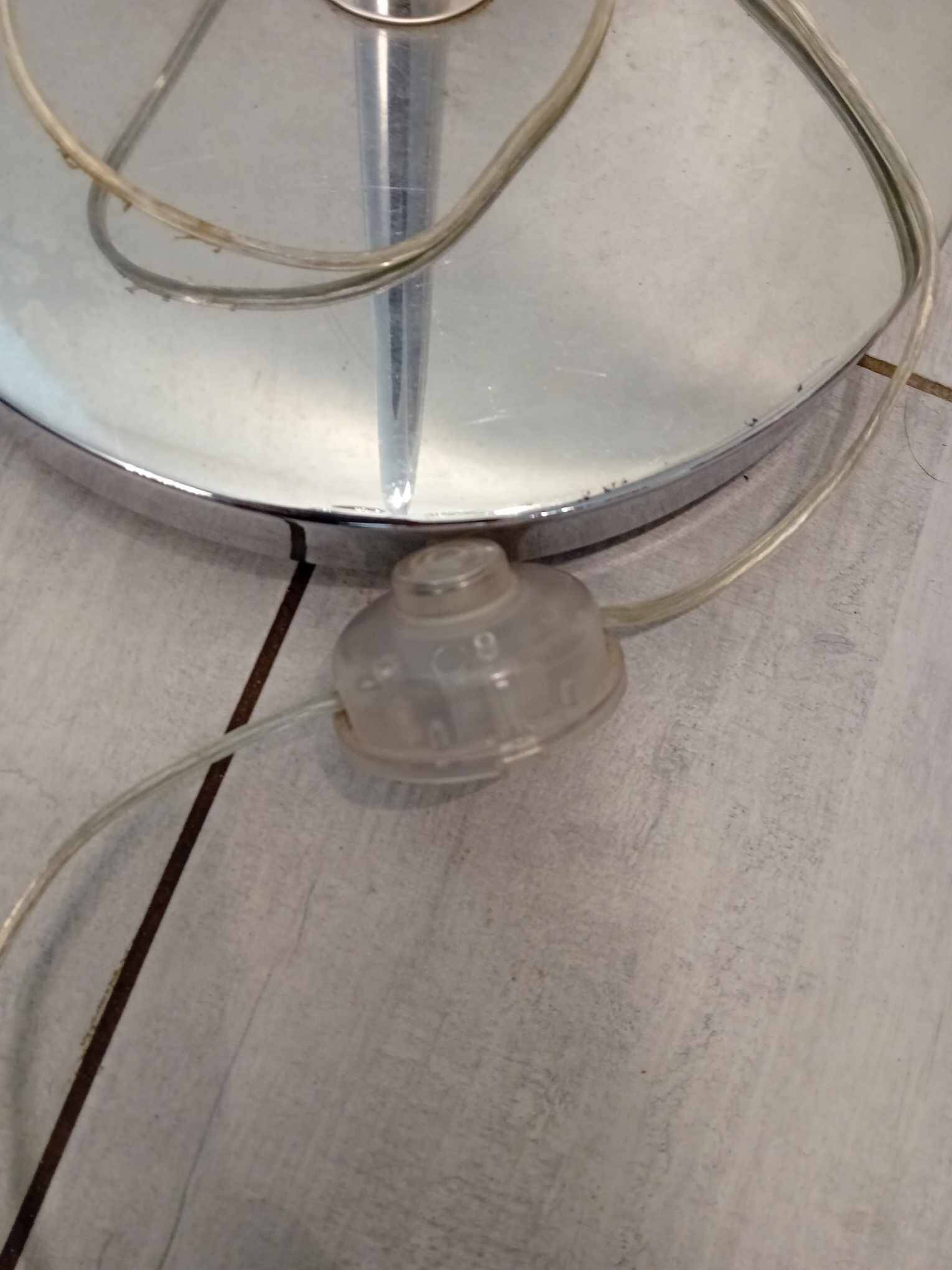 Floor lamp with 5 arms of light from the 80s