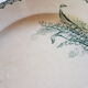 Saint Amand earthenware dish decorated with flowers
