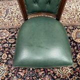 Fauteuil Chesterfield classique anglais