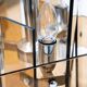 Lampes en verre orange six ampoules