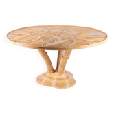 Dining table "palms" in rattan