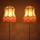 Pair of Bergboms floor lamps, G-024, brass, modern Scandinavian / mid-century style.