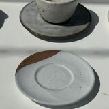 Modular Indonesian ceramic tableware service (6 elements + cups)