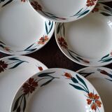 Lot 10 deep plates Longchamp Christiane