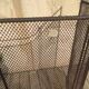 Large old fireplace 3 panels in iron forged height 77 cm