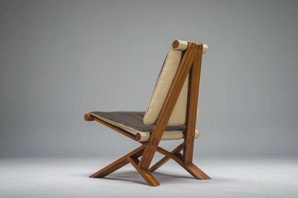 Chaise S46 Dromadaire par Pierre Chapo pour Seltz Ebenisterie, 1970