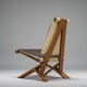 French S46 Dromadaire Chair by Pierre Chapo for Ebenisterie Seltz, 1970s