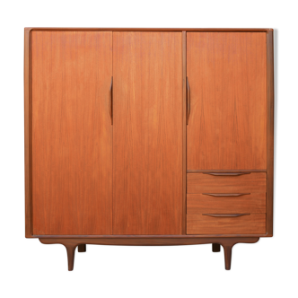 Scandinavian teak wardrobe by Roche-Bobois editions