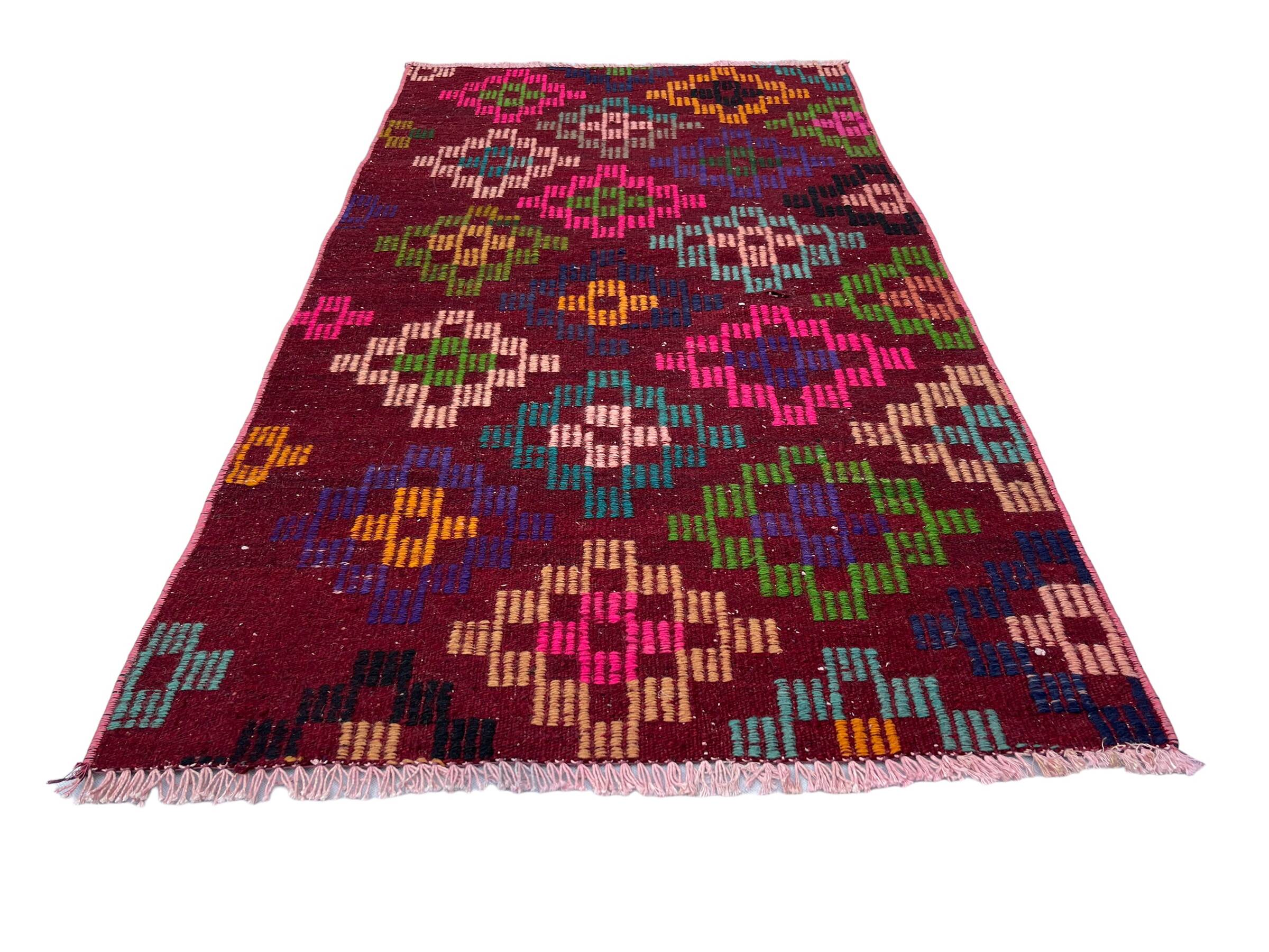 Vintage turkish kilim rug ,  136 x 76 cm