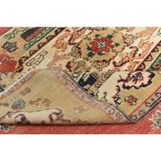 1970s Vintage Turkish Handmade Wool Red Oversized Area Rug 210x318