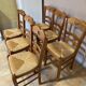 6 rustic chairs