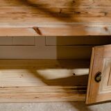 Vintage wooden workshop display case “Catherine”