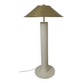 Peter Preller for Tecta floor lamp with brass shade, 1980s