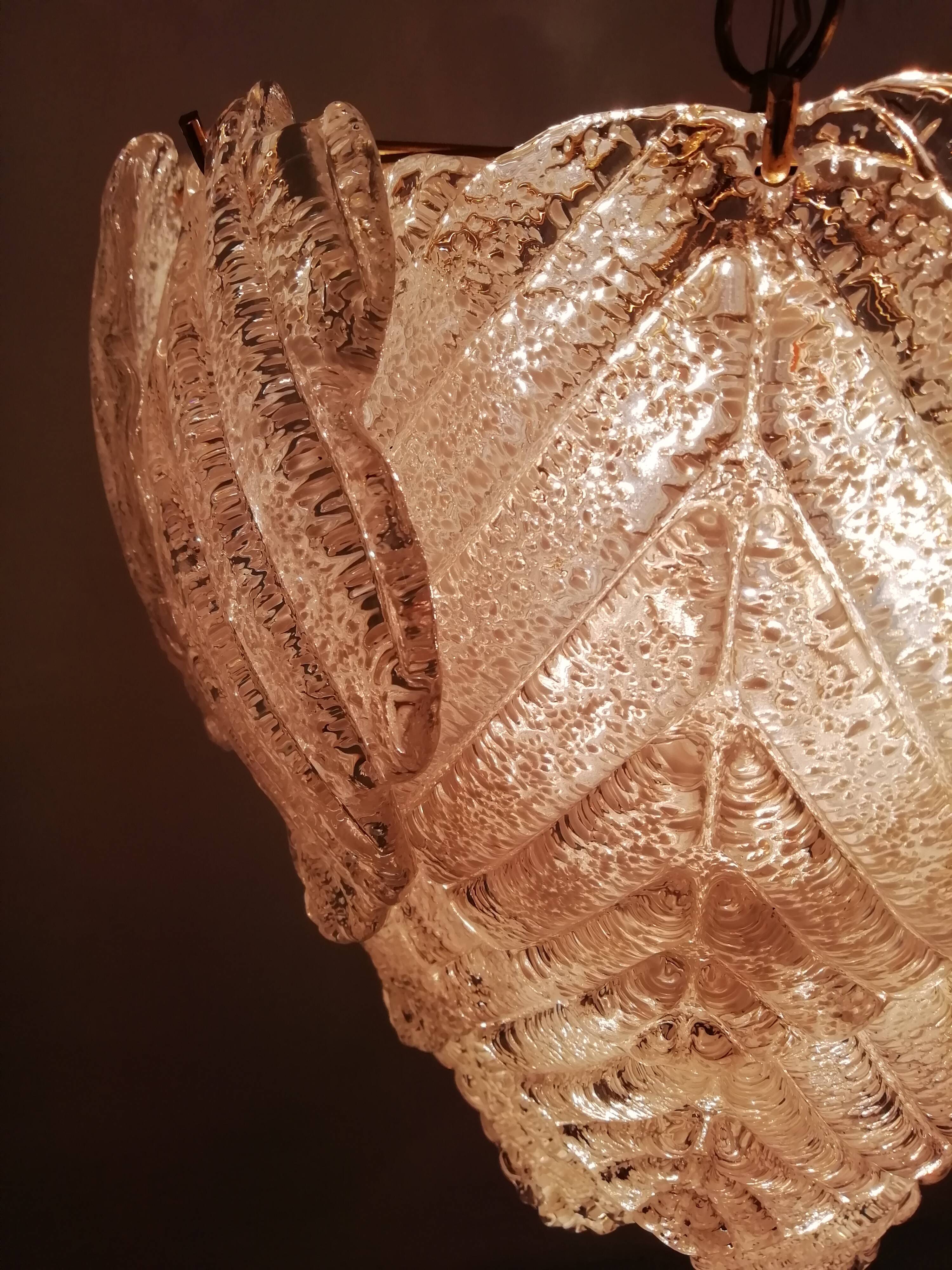 Murano Mazzega ceiling lamp