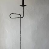 Lampadaire en fer forgé année 1950