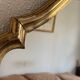 Vintage mirror 1960s Belgian rocaille style gilded wood - 61 x 49 cm