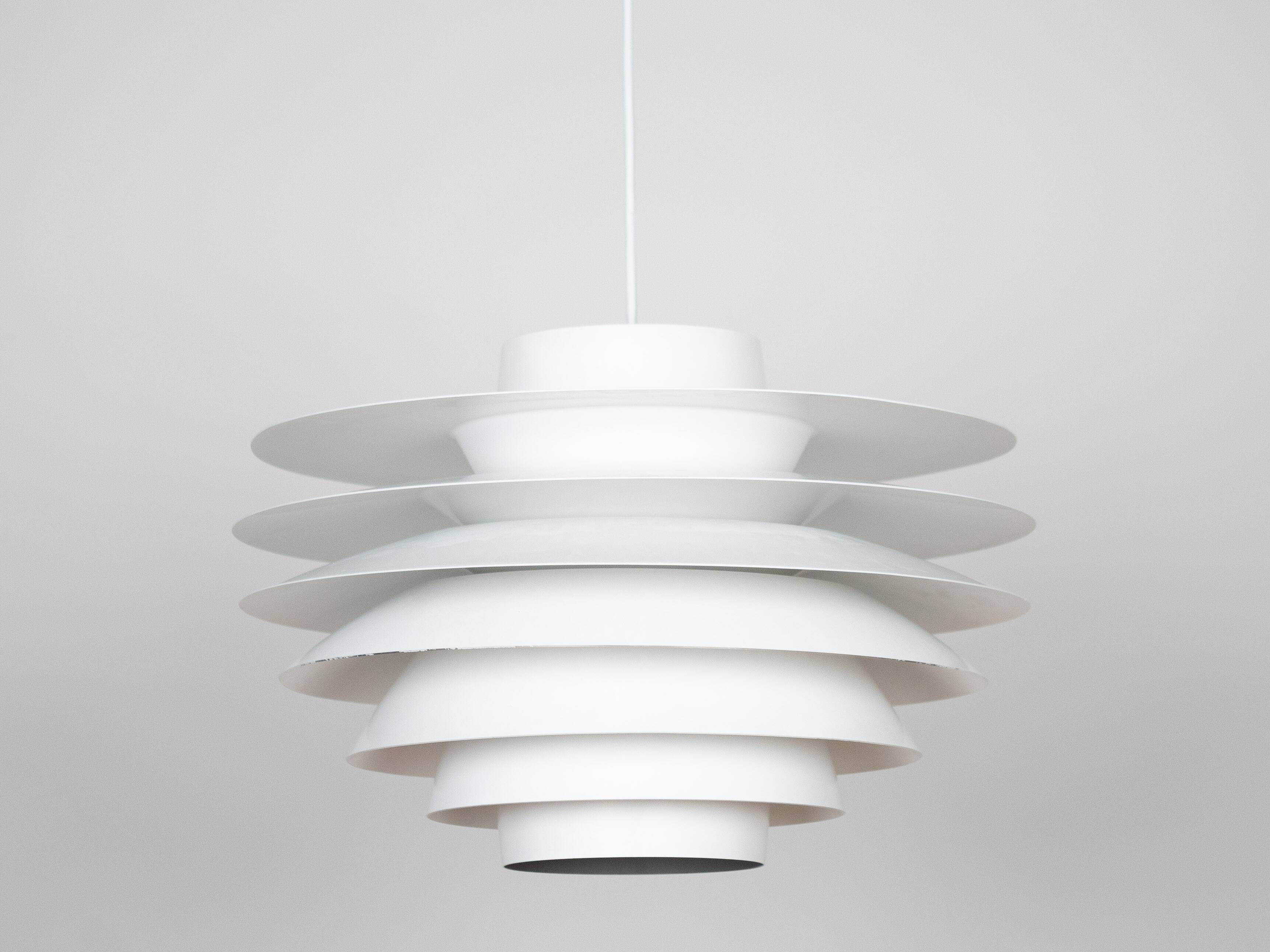 Danish vintage pendant lamp Verona by Svend Middelboe, Nordisk Solar, 1962