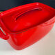 Vintage enamelled cast iron casserole dish