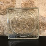 Glass square ashtray