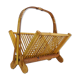 Foldable bamboo vintage magazine door, vintage magazine range. Year 70
