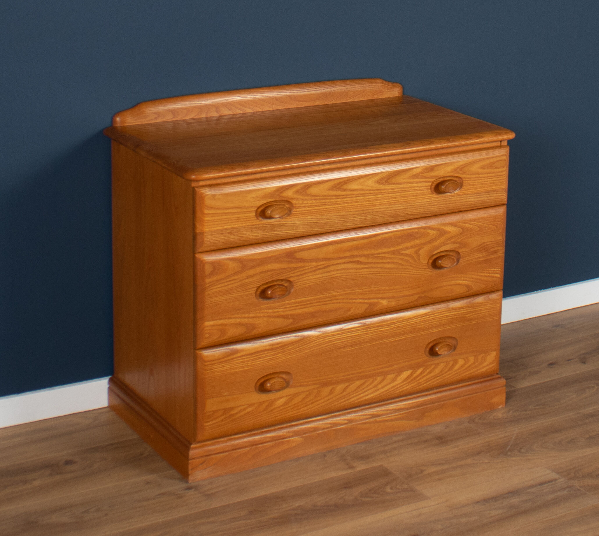 Vintage jentique solid ash chest of drawers