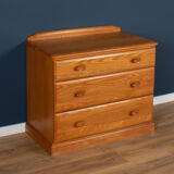 Vintage jentique solid ash chest of drawers
