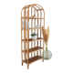 Library / Free-standing shelf in bamboo and rattan 1960s